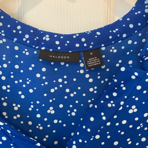 Halogen Royal Blue Splatter Top - Picture 3 of 3